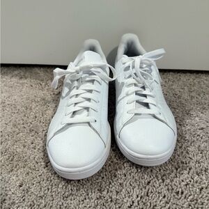 Adidas White & Tan Sneakers, size 9